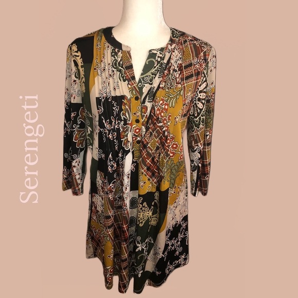 Serengeti Tops - Serengeti • Patterned Tunic • M